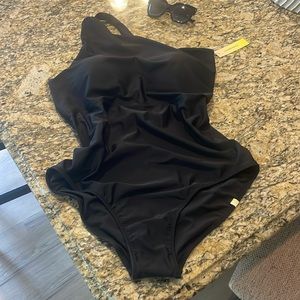 NWT - One shoulder bathing suit.